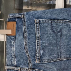 American Eagle High Rise Girlfriend Jeans 8 Long